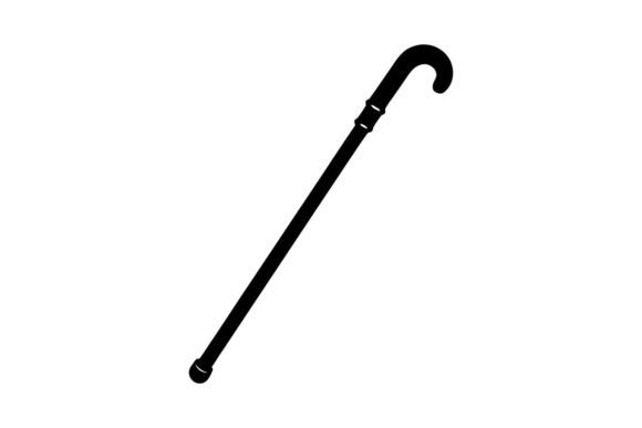 Cane Walking Stick Vector Icon Review