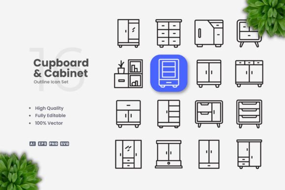 Cupboard and Cabinet Icons Review