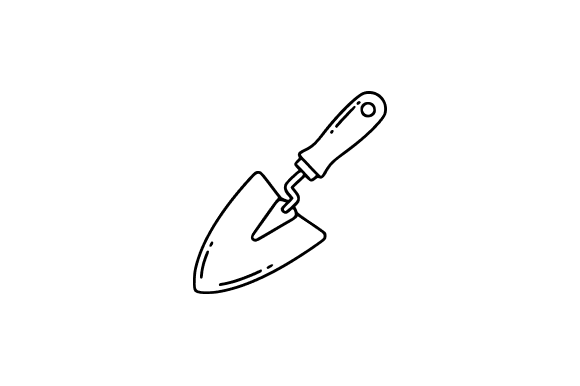 Garden Shovel Clip Art for Graphics and Illustrations