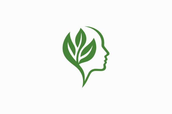 Green Health Mind and Brain Care Logo: A Review for Graphics and Logo Templates