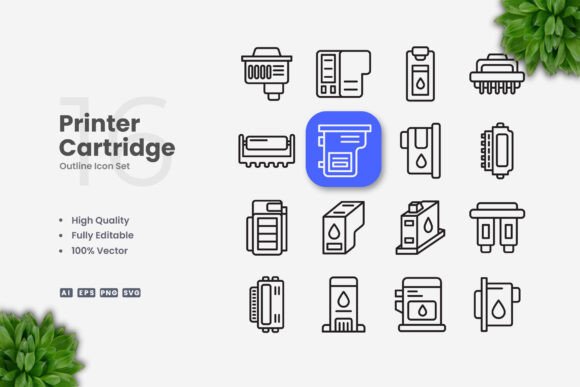 Printer Cartridge Icons Review for Embroidery Projects