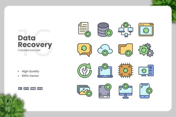 Reviewing Data Recovery Colored Icons for Real Embroidery Work